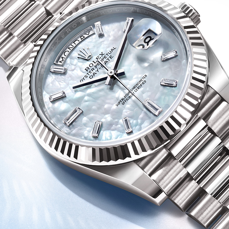 Rolex Watches in Grand Rapids MI | Paul Medawar Fine Jewelry Rolex New Watches 2024 Day Date Pearlized White Mother Of Pearl Rolex Watches in Grand Rapids MI | Paul Medawar Fine Jewelry Rolex New Watches 2024 Day Date Pearlized White Mother Of Pearl
