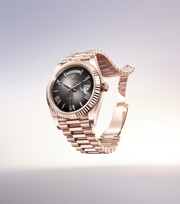 Rolex Day Date Watches Paul Medawar Fine Jewelry In Grand Rapids Mi 10058 Rsa Cad24 Everose Np24 Caraibes Bs1 Portrait