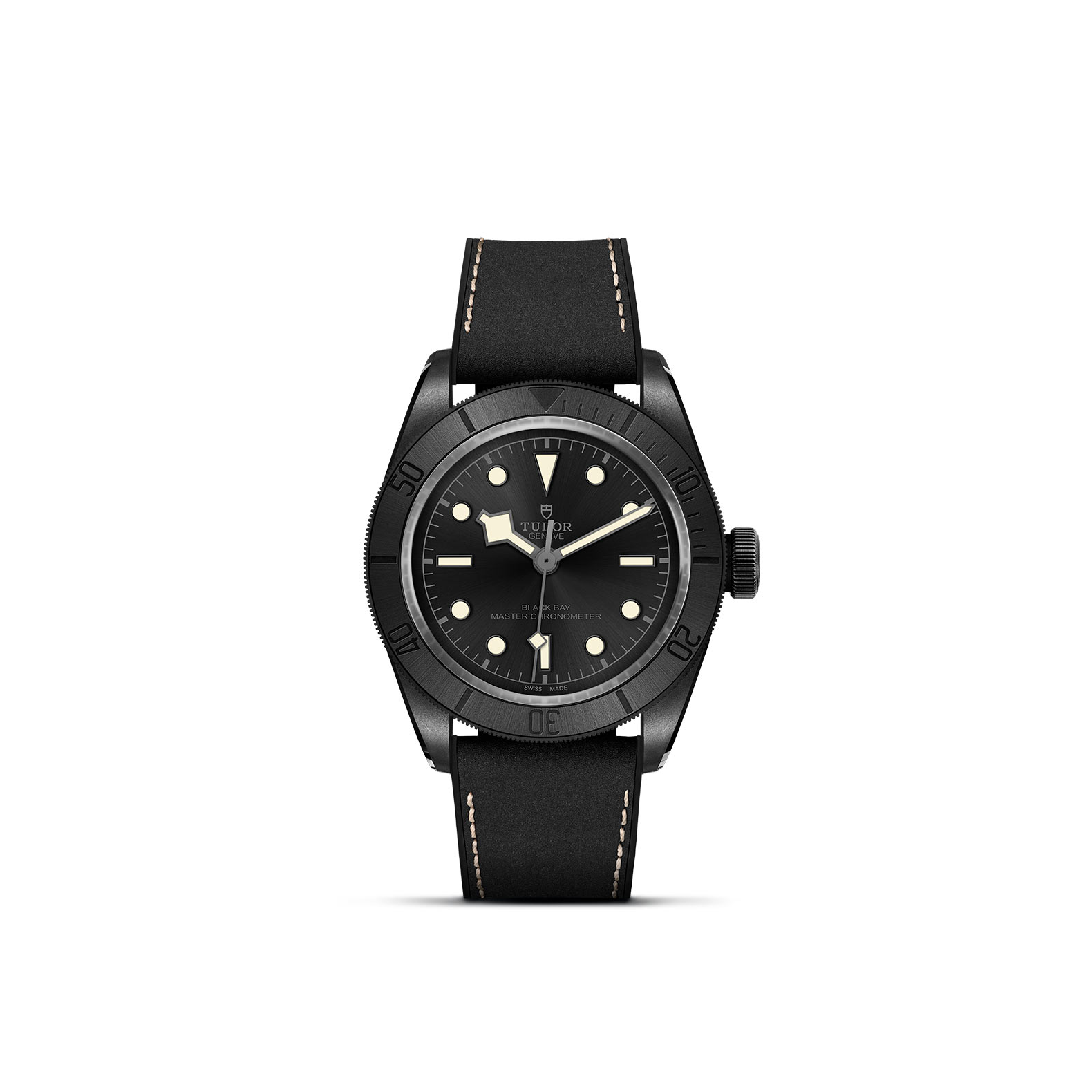 Black Bay Ceramic 41mm matt black ceramic case with micro-blasted