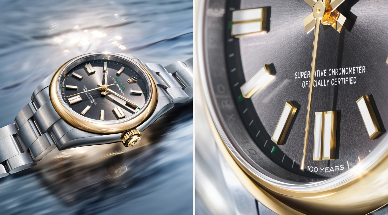 Rolex Oyster Perpetual 100th Anniversary Model M134303 0001 Landscape Rolex Oyster Perpetual 100th Anniversary Model M134303 0001 Landscape