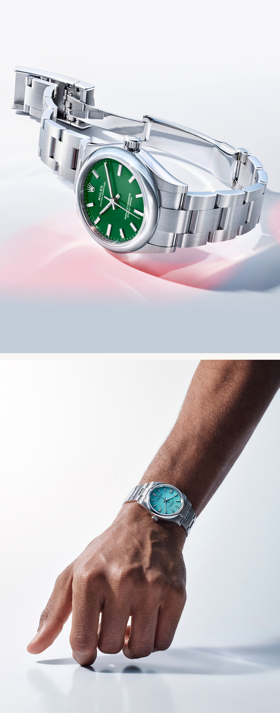 Rolex Oyster Perpetual Reliability And Precision M277200 0006 And M126000 0006 Portrait Rolex Oyster Perpetual Reliability And Precision M277200 0006 And M126000 0006 Portrait
