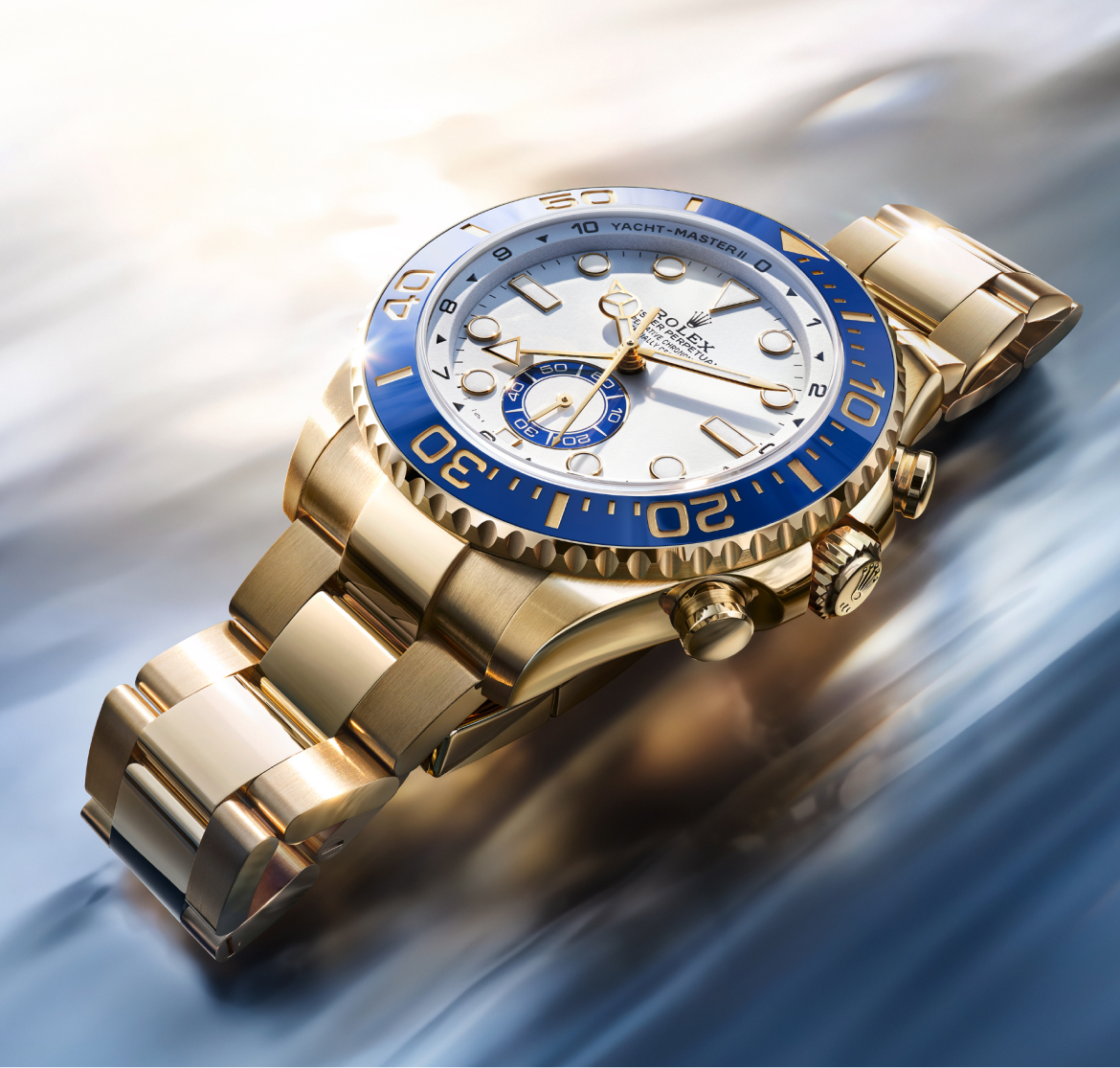 Rolex Yacht Master Ii Yellow Gold Ambiance M126688 0001 Portrait Rolex Yacht Master Ii Yellow Gold Ambiance M126688 0001 Portrait