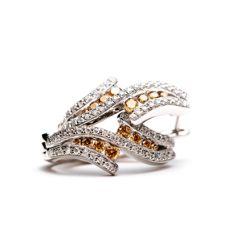 Grand Rapids Jewelry Store - Earrings Fashion Medawar White Gold Diamond