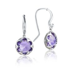 Earrings Tacori Fashion Silver 18k Gold Crescent Drop Amethyst Se21101 10 Grand Rapids Jewelry Store - Earrings Tacori Fashion Silver 18k Gold Crescent Drop Amethyst Se21101 10