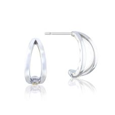 Grand Rapids Jewelry Store - Earrings Tacori Fashion Silver 18k Gold Silver Crossroad Studs Se232 10