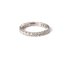 Grand Rapids Jewelry Store - Ring Womens Wedding Band Medawar White Gold Eternity Diamond