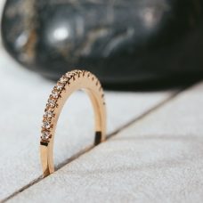 Rings Anniversary Medawar Rose Gold Diamond Grand Rapids Jewelry Store - Rings Anniversary Medawar Rose Gold Diamond