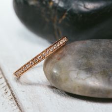 Grand Rapids Jewelry Store - Rings Anniversary Medawar Rose Gold Eternity Damond