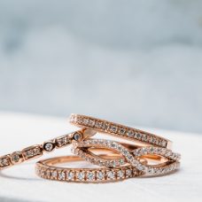 Rings Anniversary Medawar Various Rose Gold Diamond Settings Grand Rapids Jewelry Store - Rings Anniversary Medawar Various Rose Gold Diamond Settings
