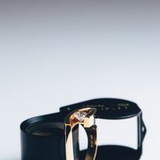 Grand Rapids Jewelry Store - Rings Engagement Medawar Yellow Gold Diamond Set In J