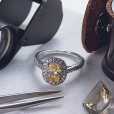 Rings Engagement Ring Medawar White Gold Platinum Yellow Diamond Grand Rapids Jewelry Store - Rings Engagement Ring Medawar White Gold Platinum Yellow Diamond