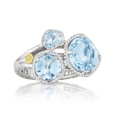 Grand Rapids Jewelry Store - Rings Fashion Tacori Fashion Silver 3stone Sky Blue Topaz Budding Brilliance Sr13702 10