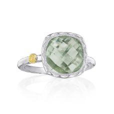 Grand Rapids Jewelry Store - Rings Fashion Tacori Fashion Silver Prasiolite Cushion Gem Sr23112 10