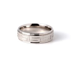 Rings Mens Wedding Band Medawar Whit Gold Platinum Geometric Design Grand Rapids Jewelry Store - Rings Mens Wedding Band Medawar Whit Gold Platinum Geometric Design