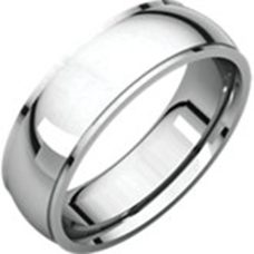 Rings Mens Wedding Band Medawar White Gold Platinum Comfort Fit Edge Grand Rapids Jewelry Store - Rings Mens Wedding Band Medawar White Gold Platinum Comfort Fit Edge