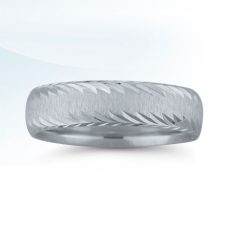 Rings Mens Wedding Band Medawar White Gold Platinum Feathered Edge Grand Rapids Jewelry Store - Rings Mens Wedding Band Medawar White Gold Platinum Feathered Edge