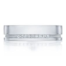 Grand Rapids Jewelry Store - Rings Mens Wedding Band Tacori White Gold Platinum Diamonds 108 6d 10