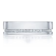 Grand Rapids Jewelry Store - Rings Mens Wedding Band Tacori White Gold Platinum Diamonds 108 6d 10