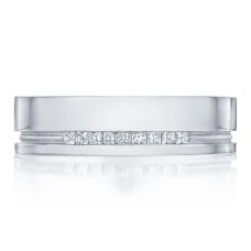 Rings Mens Wedding Band Tacori White Gold Platinum Diamonds 108 6d 10 Grand Rapids Jewelry Store - Rings Mens Wedding Band Tacori White Gold Platinum Diamonds 108 6d 10