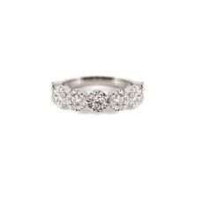 Grand Rapids Jewelry Store - Rings Womens Wedding Band Medawar White Gold Diamond