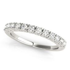 Grand Rapids Jewelry Store - Rings Womens Wedding Band Medawar White Gold Platinum Diamonds Engravable