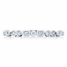 Rings Womens Wedding Band Tacori White Gold Platinum Sculpted Crescent Square And Round Diamonds 201 2 10 Grand Rapids Jewelry Store - Rings Womens Wedding Band Tacori White Gold Platinum Sculpted Crescent Square And Round Diamonds 201 2 10