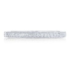 Rings Womens Wedding Band Tacoris White Gold Platinum Coastal Crescent P1032bfw 10 Grand Rapids Jewelry Store - Rings Womens Wedding Band Tacoris White Gold Platinum Coastal Crescent P1032bfw 10