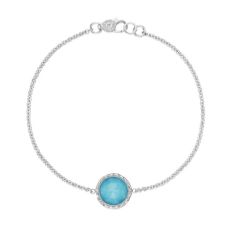 Grand Rapids Jewelry Store - Wrist Bracelet Tacori Fashion Silver 18k Gold Floating Bezel Neo Turquoise Sb16605 10