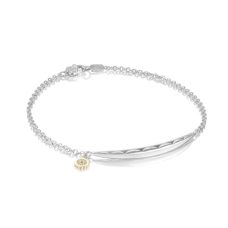 Wrist Bracelet Tacori Fashion Silver 18k Gold Tendril Sb204 M 10 Grand Rapids Jewelry Store - Wrist Bracelet Tacori Fashion Silver 18k Gold Tendril Sb204 M 10